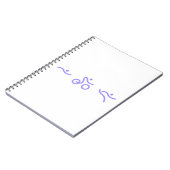 Triathlon licht paars logo notitieboek (Linkerzijde)