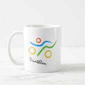 Triathlon logo koffiemok (Links)