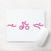 Triathlon logo muismat (Met muis)