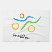 Triathlon logo theedoek (Horizontaal)