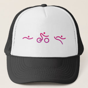 Triathlon logo trucker pet