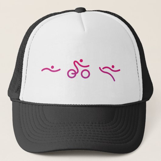 Triathlon logo trucker pet (Voorkant)