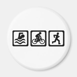 Triathlon Magneet