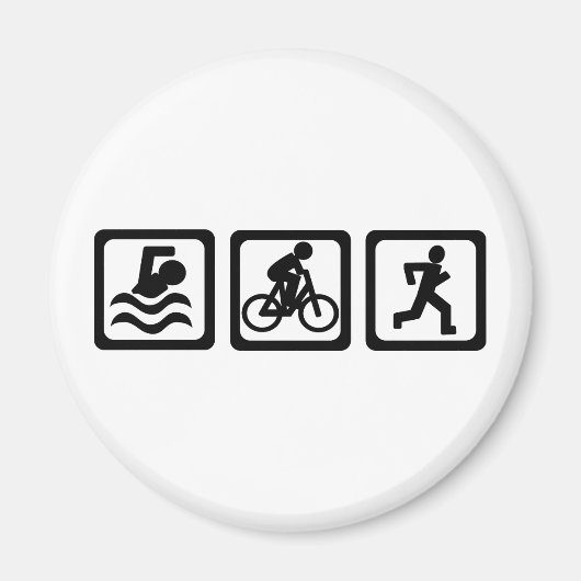 Triathlon Magneet (Voorkant)