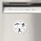 Triathlon-Man Magneet (Insitu (Vaatwasser))
