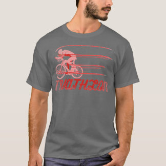 Triathlon met een cadeau voor zwemsport t-shirt