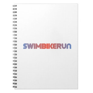 Triathlon ontwerp notitieboek