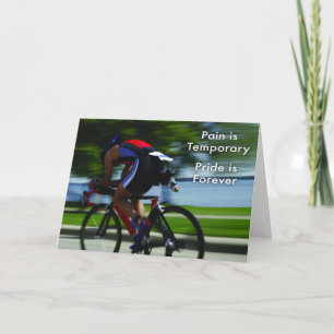 Triathlon - Pijn is tijdelijk Kaart