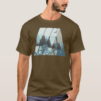 Triathlon prachtige natuur 2 t-shirt