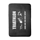 Triathlon Rinse Repat Badmat (Voorkant Verticaal)