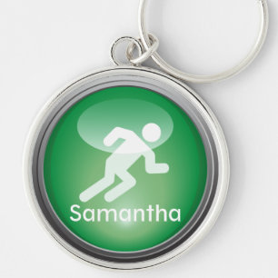 Triathlon RUN Gepersonaliseerd Sleutelhanger