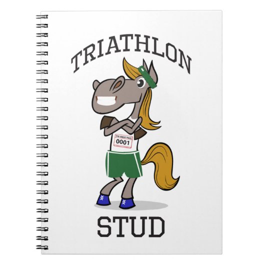 Triathlon Stud Notitieboek (Voorkant)