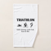 Triathlon SUPÉRIEUR (Serviette à main)