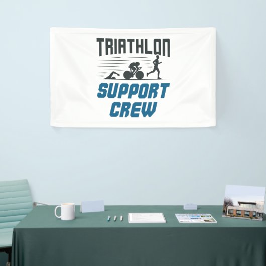 Triathlon-supportpersoneel Spandoek (Beurs)