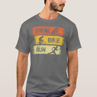 Triathlon Swim Bike run 22 T-shirt