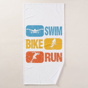  Triathlon - Swim Bike run Badhanddoek