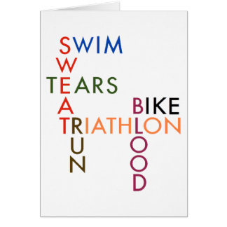 triathlon Swim Bike run bloed Sweat Tears
