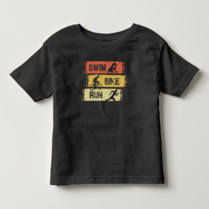 Triathlon - Swim Bike run Kinder Shirts