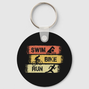 Triathlon - Swim Bike run Sleutelhanger