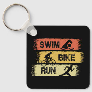 Triathlon - Swim Bike run Sleutelhanger