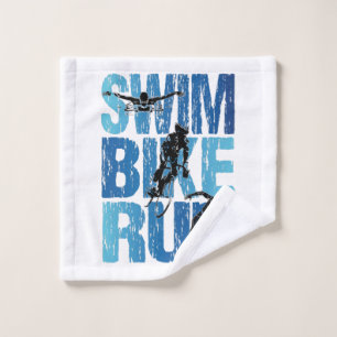 Triathlon - Swim Bike run Washandje