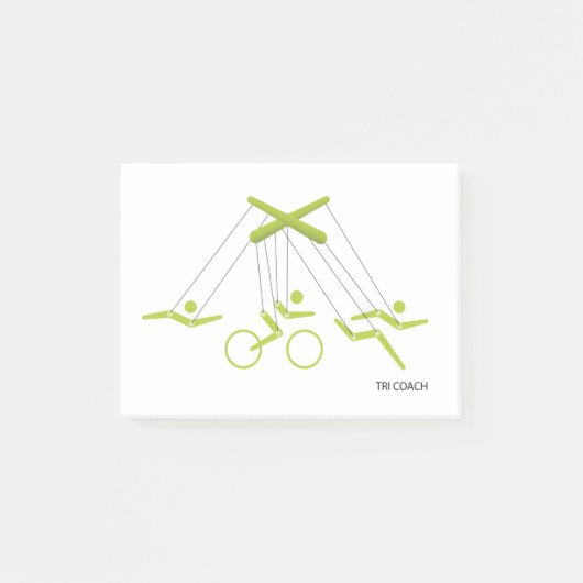 Triathlon-trainer, Triathlon-trainer Post-it® Notes (Voorkant)