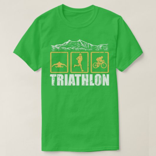 Triathlon Triathlet Gift Idea T-shirt (Design voorkant)