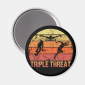 Triathlon Triple Threat  Magneet (Voorkant / Achterkant)