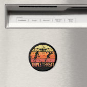 Triathlon Triple Threat  Magneet (Insitu (Vaatwasser))