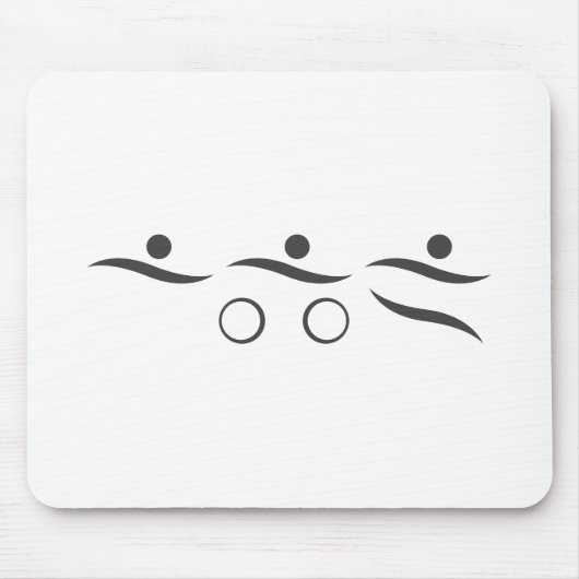 Triathlon unieke gave muismat (Voorkant)