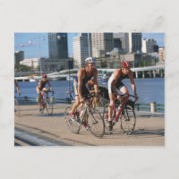 Triathloners Cycling
