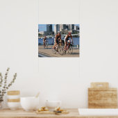 Triathloners Cycling Poster (Keuken)