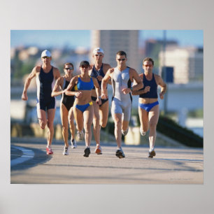 Triathloners met 5 poster