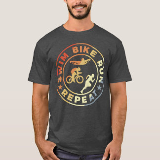 Triatleet grappige quote familie t-shirt