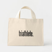 Triatleet. Mini Tote Bag (Voorkant)