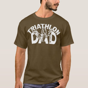 Triatleet Zwemfietsen Race Triathlon T-shirt