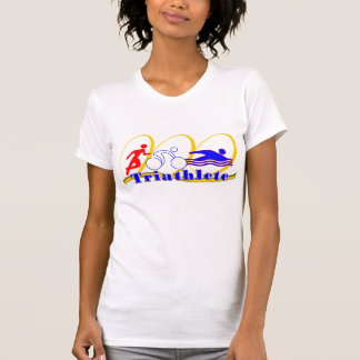 Triatlete - RUN BIKE SWIM - T-SHIRT VAN VROUWEN