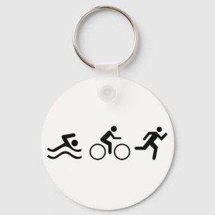 Triatlete Sleutelhanger
