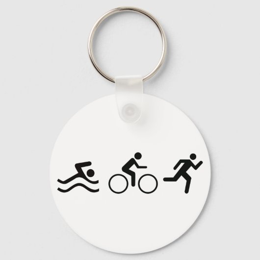 Triatlete Sleutelhanger (Voorkant)