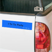 Triatlon bumpersticker (Op Truck)