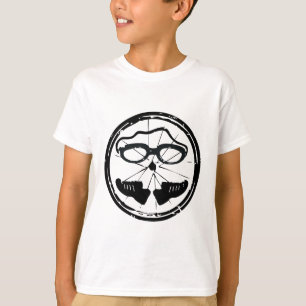 Triatlon cool artistiek ontwerp t-shirt