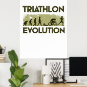 Triatlon Evolution Poster (Thuiskantoor)