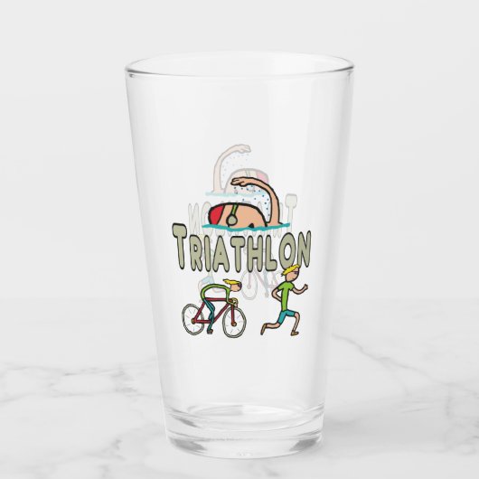 Triatlon Glas (Voorkant)