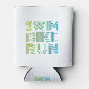Triatlon in kleuren blikjeskoeler