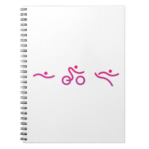 Triatlon-logo Notitieboek
