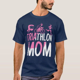 Triatlon Moedertriatlons triatlete Sport meisje vr T-shirt