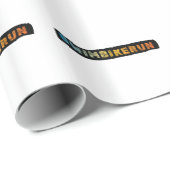 Triatlon-ontwerp Cadeaupapier (Rol Hoek)