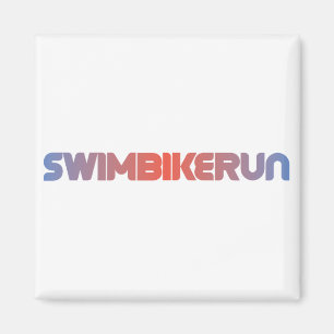 Triatlon-ontwerp Magneet