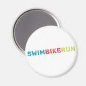 Triatlon-ontwerp Magneet (Voorkant / Achterkant)