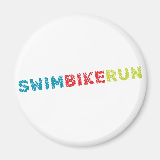 Triatlon-ontwerp Magneet (Voorkant)